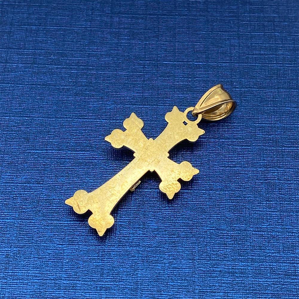 10k Crucifix Pendant - Yellow Brick Empire
